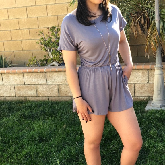 ROMPER OPEN BACK TIE UP - Picture 2 of 7